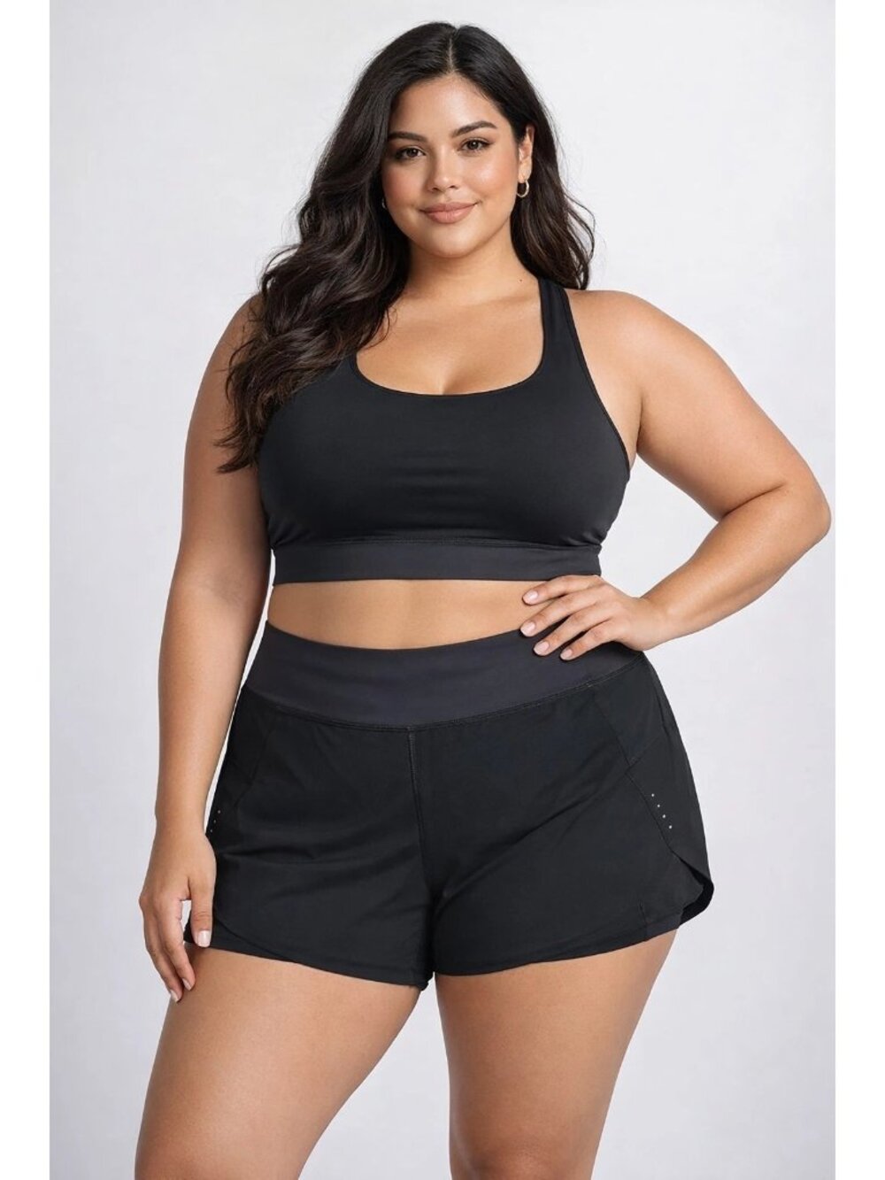 NWOT Athleta Run With It 3.5" Black Shorts 1X